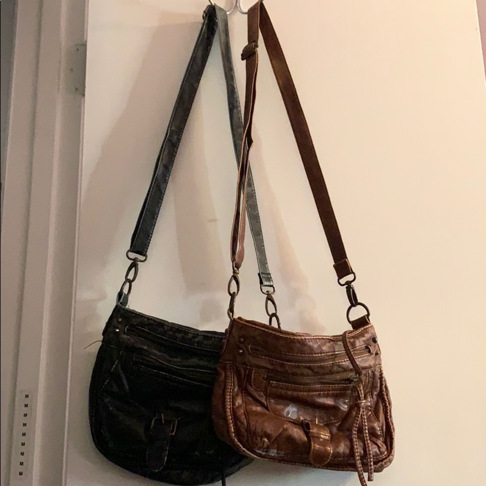 TWO CROSSBODY BAGS